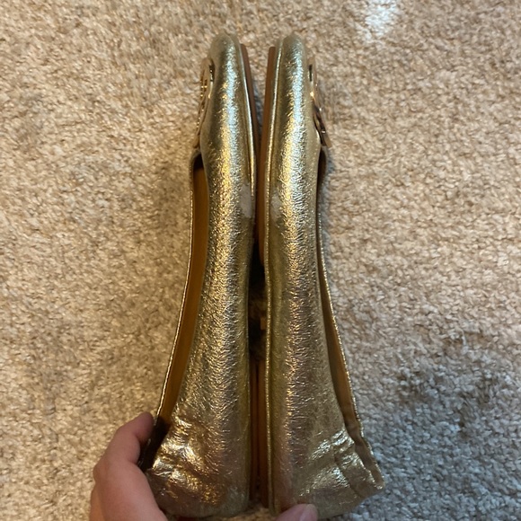 Like New Tory Burch Gold Flats - Picture 6 of 6